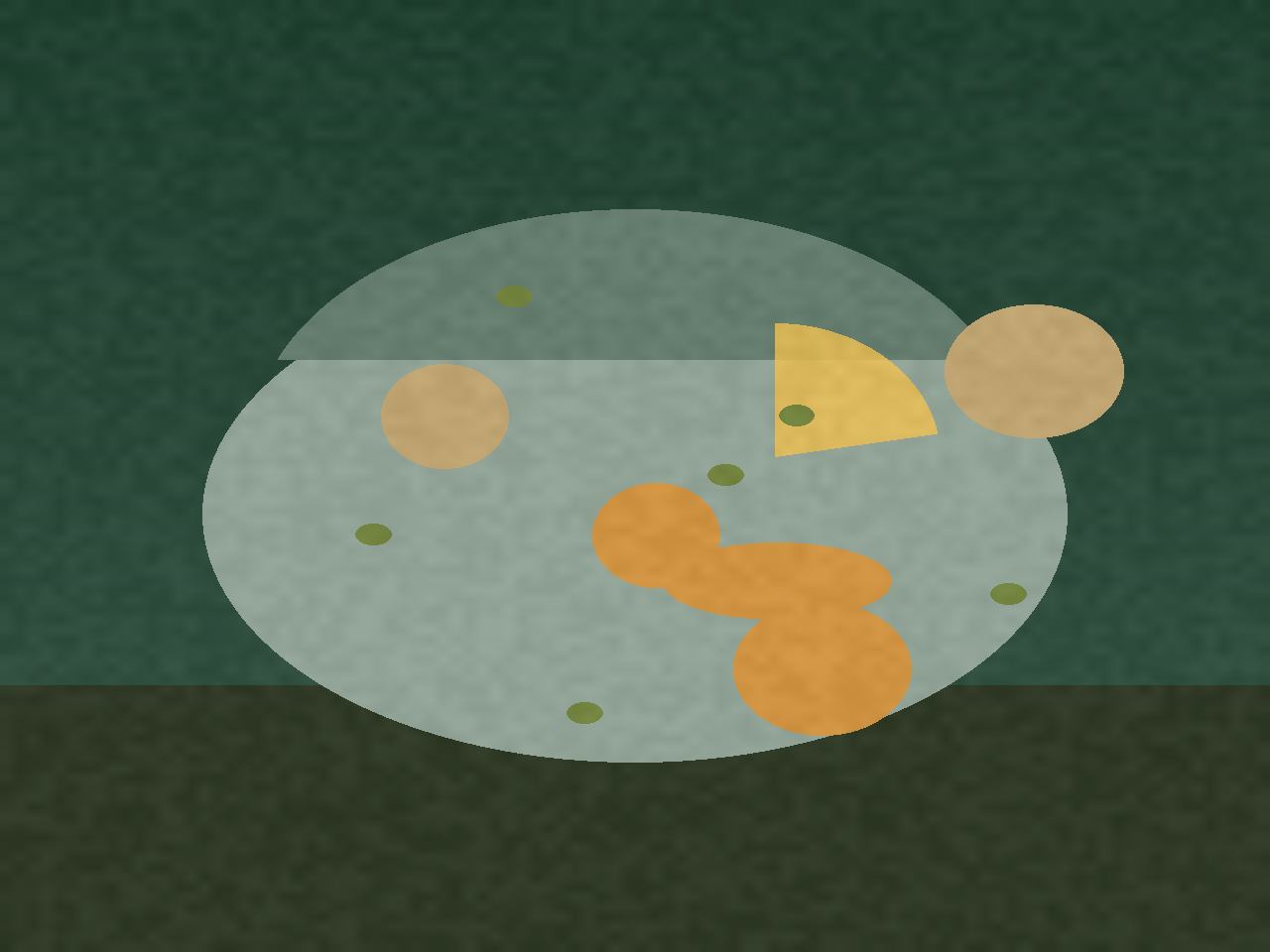 Parsley Chicken Gratin in a griddle